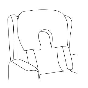 Large Profile Headrest With Supports