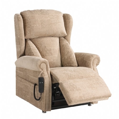 Chepstow riser recliner with leg rest up