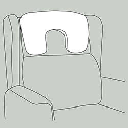 small profile headrest Repose Furniture Arden