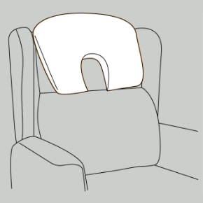 Large profile headrest Repose Furniture Boston