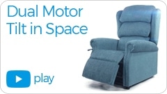 dual motor tilt in space Repose Furniture Lynton