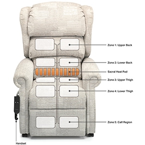 Heat and massage Repose Furniture Henley