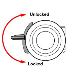 lynton lockable castor Repose Furniture Lynton