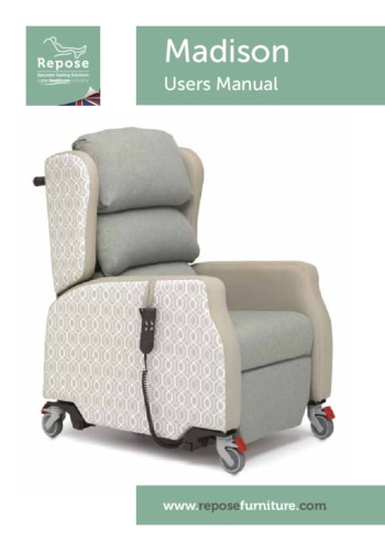 Madison User Manual pdf Repose Furniture User Manuals