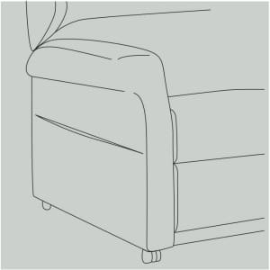 Wide Flat Arm