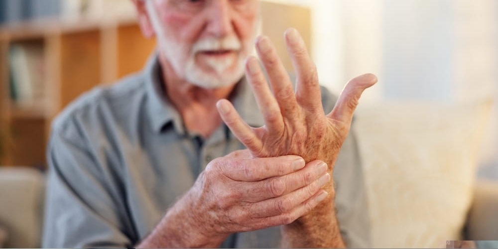 Senior,,man,and,hands,pain,in,home,,arthritis,and,osteoporosis